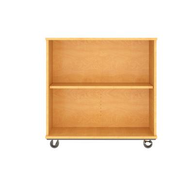 Tot Mate Open Double Sided Mobile Storage Locker / Bookcase - 36H