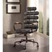 Vintage Swivel Adjustable Executive Office Chair with Casters