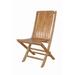 Comfort Teak Outdoor Dining Chair - Foldable (Set of 2) - N/A