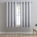 Room Darkening Faux Linen Grommet Single Panel Curtain