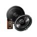 Pioneer TS-G1620F 600W Max (80W RMS) 6.5 G-Series 2-Way Coaxial Car Speakers + Absolute Magnet Phone Holder