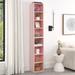 Tall Narrow Bookcase Display Bookshelf