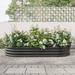 Raised Garden Bed Outdoor, Oval Large Metal Raised Planter Bed for for Plants, Vegetables, and Flowers, for Garden