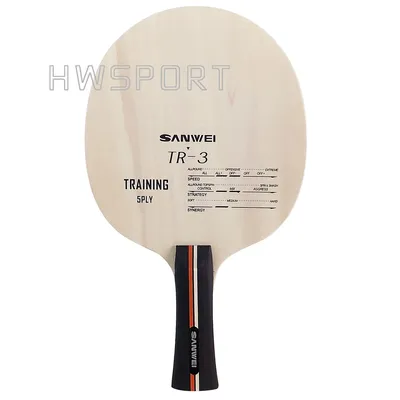 SANWEI TR-3 Tennis De Table Lame artificiel astique 5 Plis Bois Offcommissions Ping Pong Lame avec