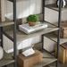 Industrial Retro Wooden 5-shelf Bookshelves