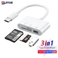 Adaptateur type-c TF CF SD lecteur de carte mémoire OTG ampa er Compact Flash USB-C pour iPad Pro