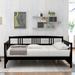78.3" Multifunction Classic And Vintage Looking Wood Daybed Full Size Daybed