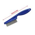 Pet Bathing Tool Pet Grooming Brush - Double Sided Shedding And Dematting udercoat Rake Comb for Dogs And Cats Extra Wide Pet Brush Pp B