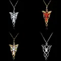 Arwen Evenstar-Collier pendentif en cristal pour femme couleur argent étoile crépue accessoires