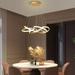 ZhdnBhnos Modern LED Pendant Light Hanging Lamp Remote Control Dimmable Chandelier Lighting Fixture For Kitchen Island Dinning Room
