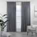 3S Brother s Pinch Pleated Linen Texture Drapes Home DÃ©cor Single Panel Custom Made Window Curtains - Made in Turkey - Light Grey ( 100 W x 180 L )
