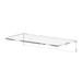 Wall Mounted Acrylic Storage Shelf Large Capacity Container Decoration Support Storage Rack for Living Room Home Household