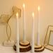 4 Pcs Flameless Taper Candles LED Candle Sticks With Flickering Light Battery Operated Window Candles For Valentine Wedding Indoor Decoration