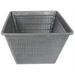 Square Koi Pond Plastic Mesh Plant Basket 13 Inch (34Cm) For Large Aquatic Pond Plants Plastic Water Garden Plant Pots For Aquaponics Slotted Mesh