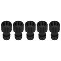 Nipple Connector Hose Adapter Faucet Connector Tap Connector 5PCS G3/8 Female Thread Nipple Connector Plastic Faucet Quick Connector Garden Irrigation Water Pipe Fittings