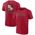 Men's Profile Scarlet San Francisco 49ers Big & Tall Two-Sided T-Shirt