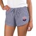 Women's Concepts Sport Navy/White USA Swimming Tradition Woven Shorts