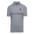 Men's Levelwear Gray Los Angeles Angels City Connect Mason Insignia Core Polo