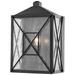Millennium Lighting Caswell 1 Light 12.5" Outdoor Wall Sconce in Black