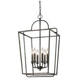 Millennium Lighting 6 Light 30" Pendant Fixture Antique Silver