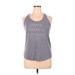 Nike Active Tank Top: Gray Activewear - Women's Size X-Large