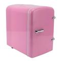 Cosmetic Makeup Fridge, 4L Portable Mini Beauty Fridge Refrigerator Small Fridge Makeup Skincare for Skin Care Beverage Home (Pink)