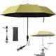 Universal Stroller Parasol Anti UV 50+ Pushchair Parasol with Adjustable Clamp and Flexible Arm for Pram Stroller, Bike, Wheelchair, Beach Chair (Color : Purple, Size : 95cm) (Yellow 95cm)