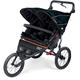 Out ‘n’ About Nipper Sport Double V5 Stroller | Jogging Pushchair | Newborn - 4 Years | Lightweight All-Terrain Buggy | Forest Black | Rain Cover and Removable Basket Included