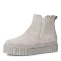 Tamaris Damen Chelsea Boots, Frauen Stiefeletten,Wechselfußbett,halbstiefel,kurzstiefel,uebergangsschuhe,uebergangsstiefel,LIGHT GREY,41 EU