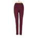 Balance Collection Active Pants - Mid/Reg Rise: Burgundy Activewear - Women's Size Small