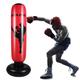 OhhGo Punch Bags for Adults, 175 cm Heavy Punch Bag, Inflatable Punch Bag for Adults, Freestanding Boxing Target Bag, Fitness Punch Tower Speed Bag for Kickboxing, Muay Thai, Karate, Taekwondo