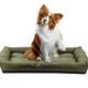GX&XD Dog Crate Bed 24 X 18 Waterproof Indestructible Dog Bed Chew Proof With Durable 1680D Oxford Fabric Surface And Anti-Slip Bottom For Large Medium Small Dog(Size:L)