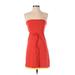 Fashion's Best Kept Secret Casual Dress: Red Dresses - Women's Size X-Small