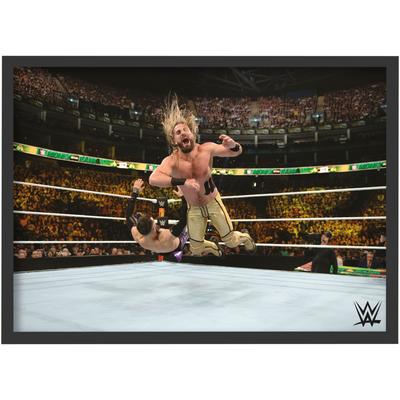 WWE MITB Seth Rollins Action-Poster – gerahmt, A3 Image