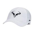 Nike White Rafael Nadal Featherlight Club Performance Adjustable Hat