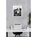 Elizabeth Taylor Flipping w/ James Dean Frank Worth - Unframed Photograph Paper in Black/White Globe Photos Entertainment & Media | Wayfair