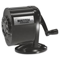 Bostitch BOSMPS1BLK Table-Mount/Wall-Mount Antimicrobial Manual Pencil Sharpener, Black