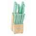 Martha Stewart 14 Piece Stainless Steel Knife Block Set Stainless Steel in Blue | Wayfair 950120056M