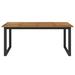 Ebern Designs Britanie Dining Table Wood/Metal in Brown | 29.5 H x 70.9 W x 35.4 D in | Outdoor Dining | Wayfair A11676D419F742EFB6873F828F6D3339