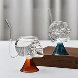 Grand Servico 2 Pieces Skull Glass Wine Glass, 10 Oz Drinking Glass For Cocktail Margarita Whiskey | Wayfair BBD88AK3777AB