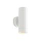 Odyssey - Outdoor Wall Lamp IP65 7W Gloss White Paint & Clear Glass 2 Light Dimmable IP65 - GU10 - Saxby Lighting