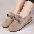 Mocassins en coton pour femmes chaussures décontractées doux plats non ald mode confort