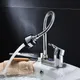 Three-speed faucet Flexible Spring Basin Sink Tap Hot Cold Mixer Bathroom Faucet Zinc alloy