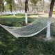 HOT SALES!!! Outdoor Travel Wooden Stick Cotton Rope Hammock Swing Hanging Sleep Bed Netting