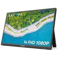 ARZOPA 14.0'' 1080P FHD IPS Portable Monitor Ultrathin USB C HDMI External Second Screen for