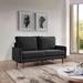 Modern Craftsmanship Sofa,Upholstered Velvet Sofa Couch, With 3-Seater Cushions & Track Square Armrest