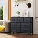 29.7" Modern Fabric 7 Drawer Storage Chest Tower