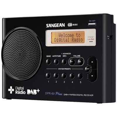 Sangean - DPR-69+ Kofferradio dab+, ukw Akku-Ladefunktion Schwarz Image