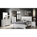 Brooklyn Modern Style 4PC/5PC Upholstery Bedroom Set Made with Wood & LED Lights