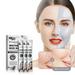 Rdeuod Face Masks Skincare Facial Mask Skin Care VitaminC Whitening Mud Film Oil-control Deep Cleaning Mask Brighting Skin Color Mask ï¼ˆ8g*10pcsï¼‰ï¼Œgray